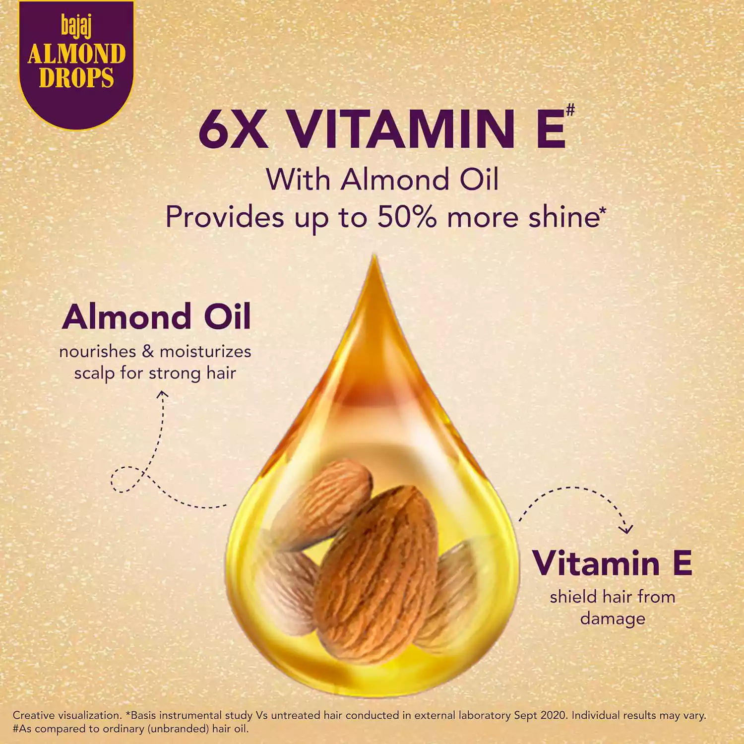 Bajaj Almond Drops Premium hair oil With real Almond extracts 100ml - Image 4